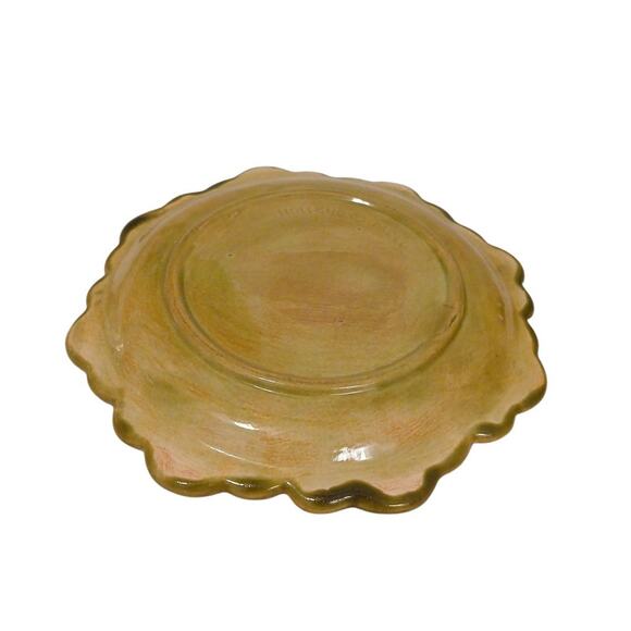 Cabbage Lettuce Turain Serving Bowl Lid Dish Platter Green Ceramic Cottage Farm - Picture 13 of 16